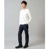 針抜きジャカードＶネックＴシャツ通勤 ビジネス ジャケット | a.v.v【MEN】 | 詳細画像17 