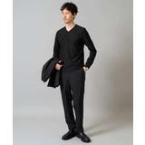 針抜きジャカードＶネックＴシャツ通勤 ビジネス ジャケット | a.v.v【MEN】 | 詳細画像21 
