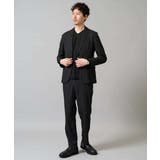 針抜きジャカードＶネックＴシャツ通勤 ビジネス ジャケット | a.v.v【MEN】 | 詳細画像24 