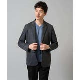針抜きジャカードＶネックＴシャツ通勤 ビジネス ジャケット | a.v.v【MEN】 | 詳細画像28 