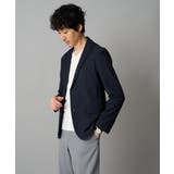 針抜きジャカードＶネックＴシャツ通勤 ビジネス ジャケット | a.v.v【MEN】 | 詳細画像30 