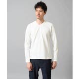 針抜きジャカードＶネックＴシャツ通勤 ビジネス ジャケット | a.v.v【MEN】 | 詳細画像33 