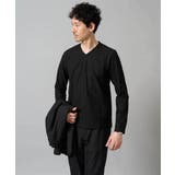 針抜きジャカードＶネックＴシャツ通勤 ビジネス ジャケット | a.v.v【MEN】 | 詳細画像36 