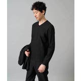 針抜きジャカードＶネックＴシャツ通勤 ビジネス ジャケット | a.v.v【MEN】 | 詳細画像37 