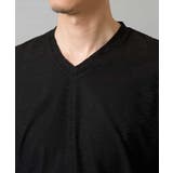 針抜きジャカードＶネックＴシャツ通勤 ビジネス ジャケット | a.v.v【MEN】 | 詳細画像44 