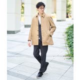 針抜きジャカードＶネックＴシャツ通勤 ビジネス ジャケット | a.v.v【MEN】 | 詳細画像7 