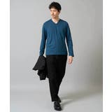 ストライプジャガードVネックTシャツ通勤 ビジネス ジャケット | a.v.v【MEN】 | 詳細画像14 