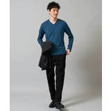 ストライプジャガードVネックTシャツ通勤 ビジネス ジャケット | a.v.v【MEN】 | 詳細画像15 