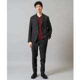 ストライプジャガードVネックTシャツ通勤 ビジネス ジャケット | a.v.v【MEN】 | 詳細画像19 