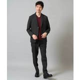 ストライプジャガードVネックTシャツ通勤 ビジネス ジャケット | a.v.v【MEN】 | 詳細画像20 