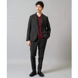 ストライプジャガードVネックTシャツ通勤 ビジネス ジャケット | a.v.v【MEN】 | 詳細画像21 