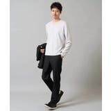 ストライプジャガードVネックTシャツ通勤 ビジネス ジャケット | a.v.v【MEN】 | 詳細画像23 