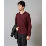 ストライプジャガードVネックTシャツ通勤 ビジネス ジャケット | a.v.v【MEN】 | 詳細画像27 