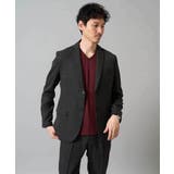 ストライプジャガードVネックTシャツ通勤 ビジネス ジャケット | a.v.v【MEN】 | 詳細画像29 