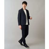 ブロックリンクスジャカードクルーネックTシャツ通勤 ビジネス ジャケット | a.v.v【MEN】 | 詳細画像11