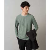 ブロックリンクスジャカードクルーネックTシャツ通勤 ビジネス ジャケット | a.v.v【MEN】 | 詳細画像16