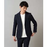 ブロックリンクスジャカードクルーネックTシャツ通勤 ビジネス ジャケット | a.v.v【MEN】 | 詳細画像21