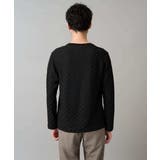 ブロックリンクスジャカードクルーネックTシャツ通勤 ビジネス ジャケット | a.v.v【MEN】 | 詳細画像28