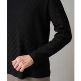 ブロックリンクスジャカードクルーネックTシャツ通勤 ビジネス ジャケット | a.v.v【MEN】 | 詳細画像30