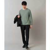 ブロックリンクスジャカードクルーネックTシャツ通勤 ビジネス ジャケット | a.v.v【MEN】 | 詳細画像4