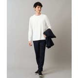 ブロックリンクスジャカードクルーネックTシャツ通勤 ビジネス ジャケット | a.v.v【MEN】 | 詳細画像5