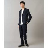 ブロックリンクスジャカードクルーネックTシャツ通勤 ビジネス ジャケット | a.v.v【MEN】 | 詳細画像8
