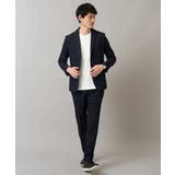 ブロックリンクスジャカードクルーネックTシャツ通勤 ビジネス ジャケット | a.v.v【MEN】 | 詳細画像9