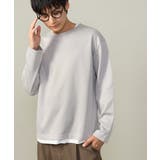 【きれいめ秋TOPS】ヘリンボーンフェイクレイヤードセミワイドカットソー | a.v.v【MEN】 | 詳細画像17 