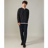 【きれいめで楽チン】キーネックフェイクレイヤードセミワイドカットソー | a.v.v【MEN】 | 詳細画像11