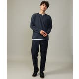 【きれいめで楽チン】キーネックフェイクレイヤードセミワイドカットソー | a.v.v【MEN】 | 詳細画像8