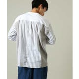 【主役TOPS】ハーフジップバックシャン切替カットソー(デザテクシリーズ) | a.v.v【MEN】 | 詳細画像1