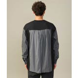 【主役TOPS】ハーフジップバックシャン切替カットソー(デザテクシリーズ) | a.v.v【MEN】 | 詳細画像11