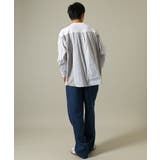 【主役TOPS】ハーフジップバックシャン切替カットソー(デザテクシリーズ) | a.v.v【MEN】 | 詳細画像4