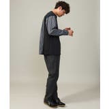 【主役TOPS】ハーフジップバックシャン切替カットソー(デザテクシリーズ) | a.v.v【MEN】 | 詳細画像6