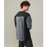 【主役TOPS】ハーフジップバックシャン切替カットソー(デザテクシリーズ) | a.v.v【MEN】 | 詳細画像8