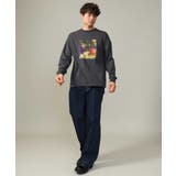 フォトプリントワイドシルエットロングＴシャツ | a.v.v【MEN】 | 詳細画像2 