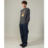 フォトプリントワイドシルエットロングＴシャツ | a.v.v【MEN】 | 詳細画像4 