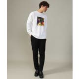 フォトプリントワイドシルエットロングＴシャツ | a.v.v【MEN】 | 詳細画像9 