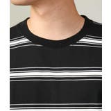 【着映えロンT】ランダムボーダーセミワイドシルエットロングTシャツ | a.v.v【MEN】 | 詳細画像9