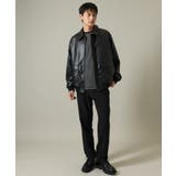 【万能インナー】細ボーダーセミワイドシルエットロングTシャツ | a.v.v【MEN】 | 詳細画像12