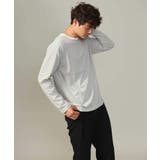 【万能インナー】細ボーダーセミワイドシルエットロングTシャツ | a.v.v【MEN】 | 詳細画像22