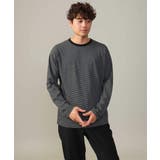 【万能インナー】細ボーダーセミワイドシルエットロングTシャツ | a.v.v【MEN】 | 詳細画像29