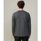 【万能インナー】細ボーダーセミワイドシルエットロングTシャツ | a.v.v【MEN】 | 詳細画像31