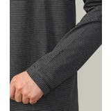 【万能インナー】細ボーダーセミワイドシルエットロングTシャツ | a.v.v【MEN】 | 詳細画像33