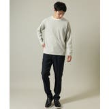 【万能インナー】細ボーダーセミワイドシルエットロングTシャツ | a.v.v【MEN】 | 詳細画像5