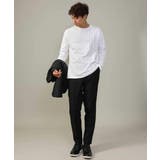 【ジャケイン可】ピンタックセミワイドシルエット クルーネックTシャツ | a.v.v【MEN】 | 詳細画像11 