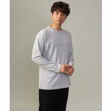 【ジャケイン可】ピンタックセミワイドシルエット クルーネックTシャツ | a.v.v【MEN】 | 詳細画像16 