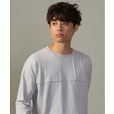 【ジャケイン可】ピンタックセミワイドシルエット クルーネックTシャツ | a.v.v【MEN】 | 詳細画像22 