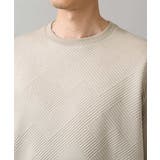 幾何ジャカードセミワイドシルエットプルオーバー | a.v.v【MEN】 | 詳細画像24