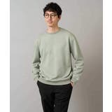 グリーン | 幾何ジャカードセミワイドシルエットプルオーバー | a.v.v【MEN】